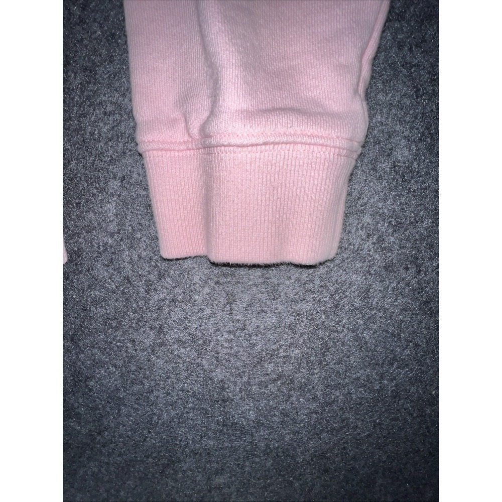 Vineyard Vines Pullover Womens M Pink Quarter Zip Fleece 100% Cotton Sweatshirt - Picture 7 of 11